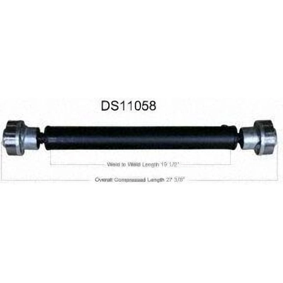 New Drive Shaft Assembly by WORLDPARTS - DS11058 pa1