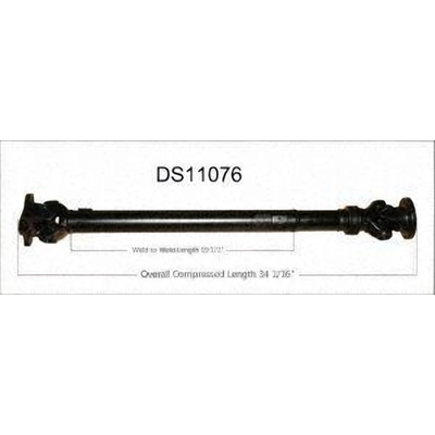 New Drive Shaft Assembly by WORLDPARTS - DS11076 pa1