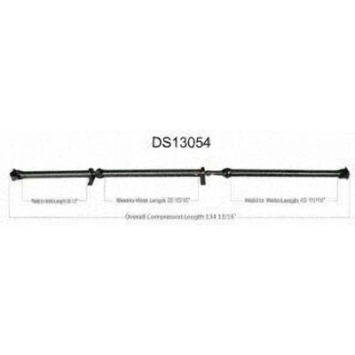 New Drive Shaft Assembly by WORLDPARTS - DS13054 pa1