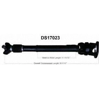New Drive Shaft Assembly by WORLDPARTS - DS17023 pa1