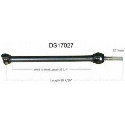 New Drive Shaft Assembly by WORLDPARTS - DS17027 pa1