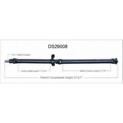 New Drive Shaft Assembly by WORLDPARTS - DS29008 pa1
