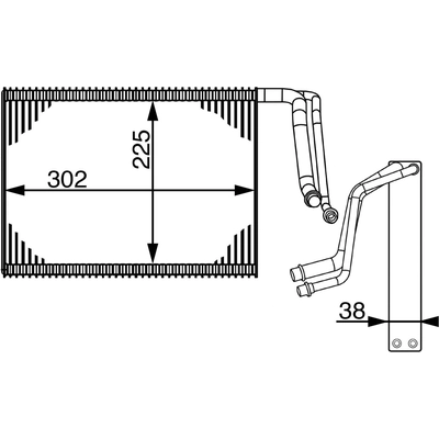 New Evaporator by MAHLE ORIGINAL - AE143-000S pa1