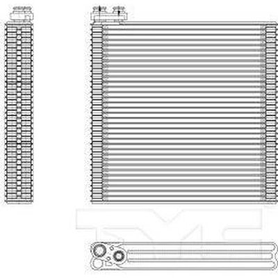 New Evaporator by TYC - 97146 pa1