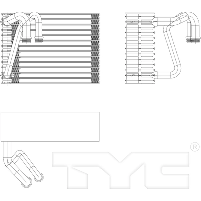New Evaporator by TYC - 97147 pa2