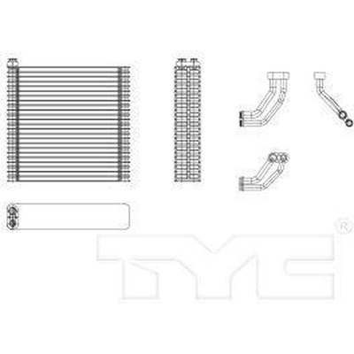 New Evaporator by TYC - 97200 pa1