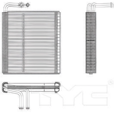 New Evaporator by TYC - 97206 pa2