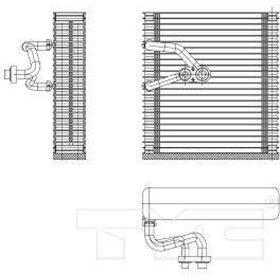 New Evaporator by TYC - 97207 pa2