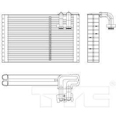 New Evaporator by TYC - 97208 pa2