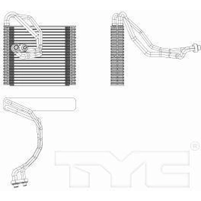 Évaporateur neuf by TYC - 97231 pa2