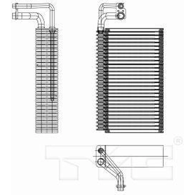 New Evaporator by TYC - 97259 pa7