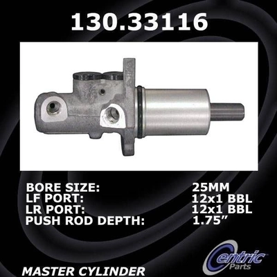 Maître-cylindre neuf by CENTRIC PARTS - 130.33116 pa5