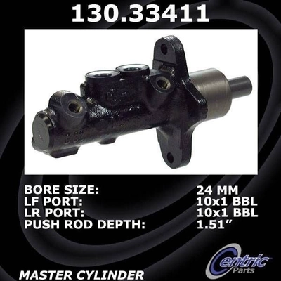 New Master Cylinder by CENTRIC PARTS - 130.33411 pa5