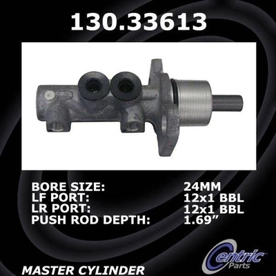New Master Cylinder by CENTRIC PARTS - 130.33613 pa3