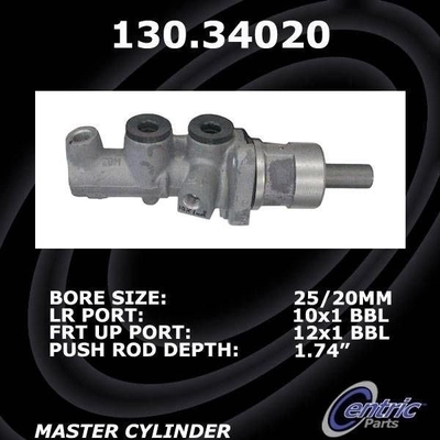 Maître-cylindre neuf by CENTRIC PARTS - 130.34020 pa4