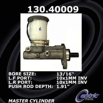 New Master Cylinder by CENTRIC PARTS - 130.40009 pa4