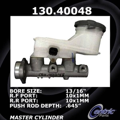 New Master Cylinder by CENTRIC PARTS - 130.40048 pa4