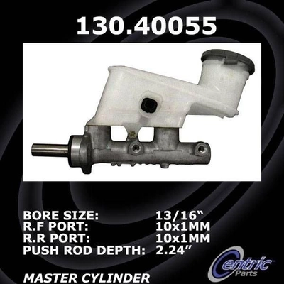 New Master Cylinder by CENTRIC PARTS - 130.40055 pa3