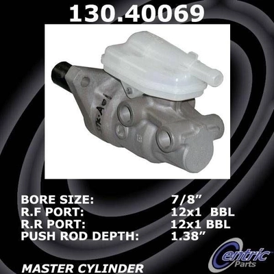 Ma�tre-cylindre neuf by CENTRIC PARTS - 130.40069 pa4