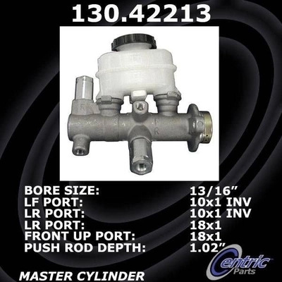 New Master Cylinder by CENTRIC PARTS - 130.42213 pa4