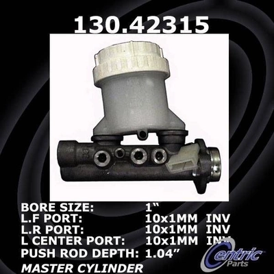 Maître-cylindre neuf by CENTRIC PARTS - 130.42315 pa4