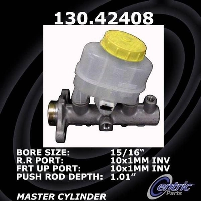 Ma�tre-cylindre neuf by CENTRIC PARTS - 130.42408 pa6