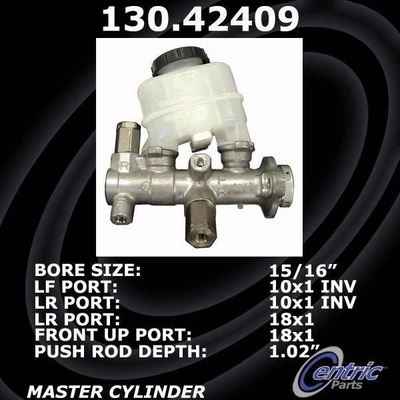 Ma�tre-cylindre neuf by CENTRIC PARTS - 130.42409 pa4