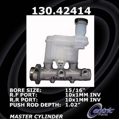 New Master Cylinder by CENTRIC PARTS - 130.42414 pa3