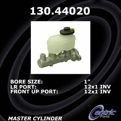 New Master Cylinder by CENTRIC PARTS - 130.44020 pa3