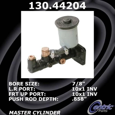 New Master Cylinder by CENTRIC PARTS - 130.44204 pa9