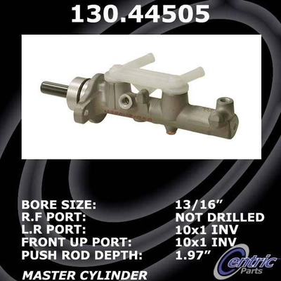 New Master Cylinder by CENTRIC PARTS - 130.44505 pa4