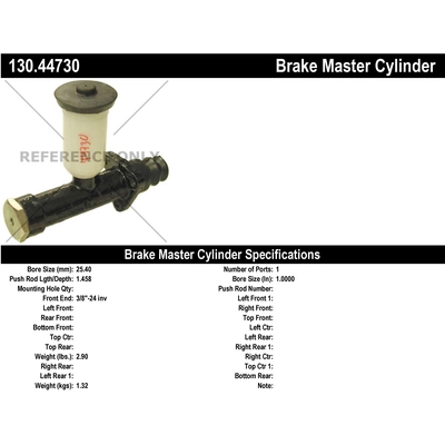 Maître-cylindre neuf by CENTRIC PARTS - 130.44730 pa1