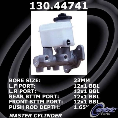 New Master Cylinder by CENTRIC PARTS - 130.44741 pa2