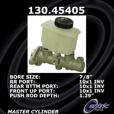 New Master Cylinder by CENTRIC PARTS - 130.45405 pa2