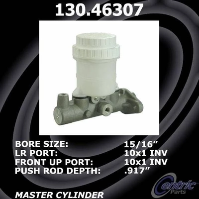 New Master Cylinder by CENTRIC PARTS - 130.46307 pa2