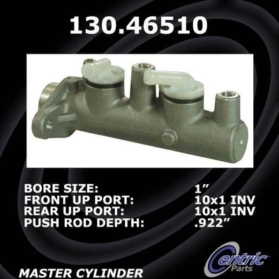 New Master Cylinder by CENTRIC PARTS - 130.46510 pa2