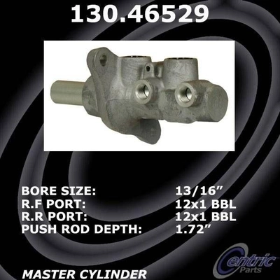 New Master Cylinder by CENTRIC PARTS - 130.46529 pa2