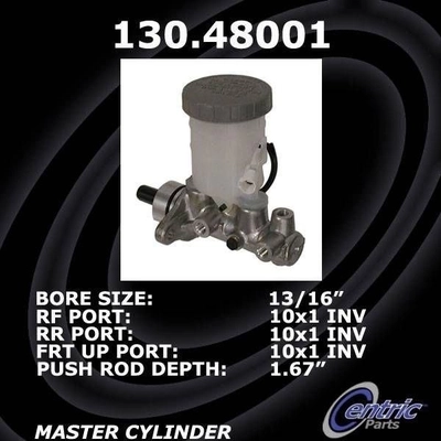 New Master Cylinder by CENTRIC PARTS - 130.48001 pa2