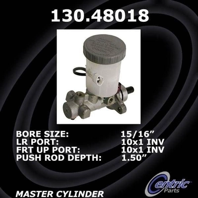 New Master Cylinder by CENTRIC PARTS - 130.48018 pa2