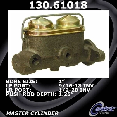 CENTRIC PARTS - 130.61018 - Brake Master Cylinder pa4