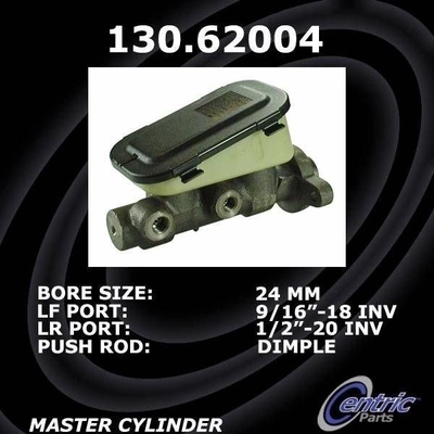 New Master Cylinder by CENTRIC PARTS - 130.62004 pa3
