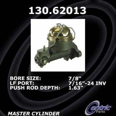 New Master Cylinder by CENTRIC PARTS - 130.62013 pa5