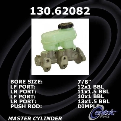 New Master Cylinder by CENTRIC PARTS - 130.62082 pa2