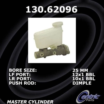 New Master Cylinder by CENTRIC PARTS - 130.62096 pa3