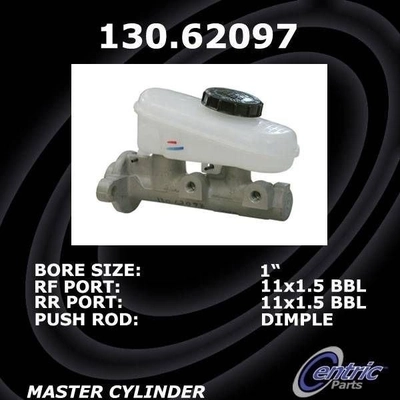 New Master Cylinder by CENTRIC PARTS - 130.62097 pa3