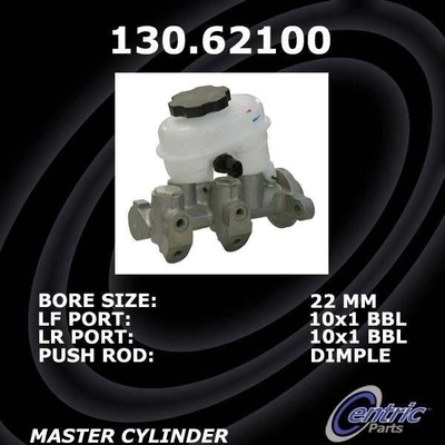 New Master Cylinder by CENTRIC PARTS - 130.62100 pa3