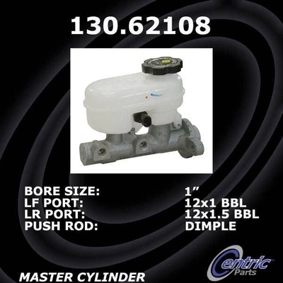 New Master Cylinder by CENTRIC PARTS - 130.62108 pa4