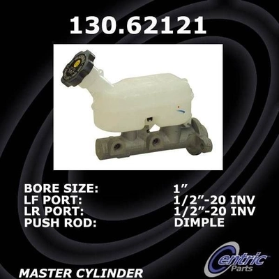 New Master Cylinder by CENTRIC PARTS - 130.62121 pa3