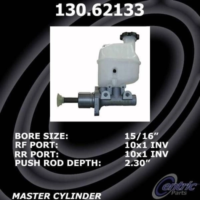 New Master Cylinder by CENTRIC PARTS - 130.62133 pa3