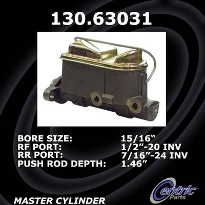 CENTRIC PARTS - 130.63031 - Brake Master Cylinder pa4